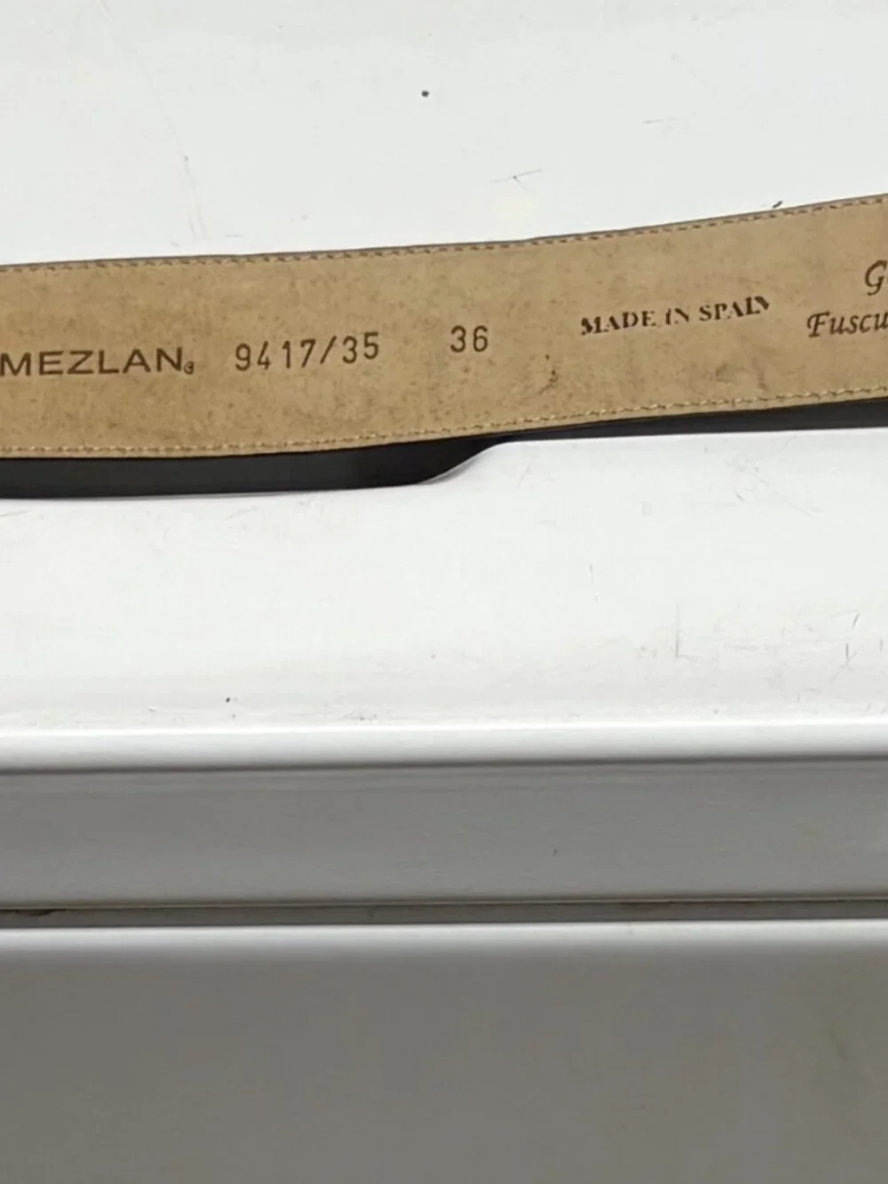 Mezlan Fuscus Crocodile Belt